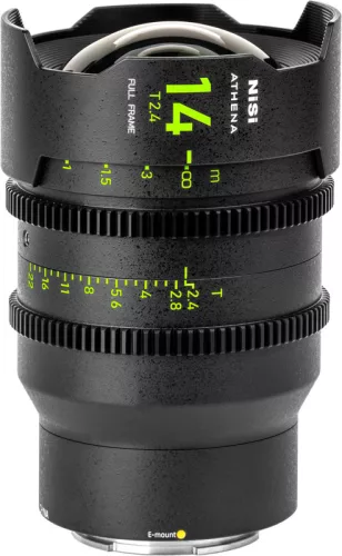 NiSi Cine Athena Prime 14mm T2.4 filmes objektív (Drop-In szűrő nélkül) - Sony E