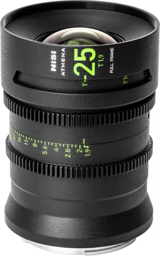 NiSi Cine Athena Prime 25mm T1.9 filmes objektív - Fujifilm G