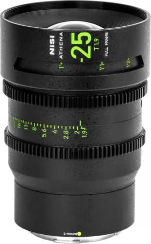 NiSi Cine Athena Prime 25mm T1.9 filmes objektív - L bajonett