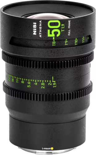 NiSi Cine Athena Prime 50mm T1.9 filmes objektív - L bajonett