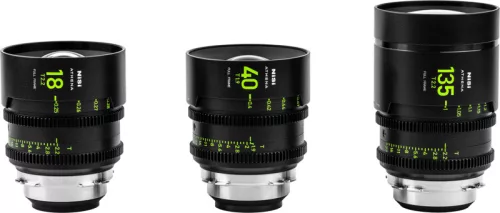 NiSi Cine Athena Prime Add-On filmes objektív szett (3 objektív, Drop-In szűrő nélkül) - Fujifilm G