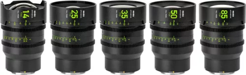 NiSi Cine Athena Prime filmes objektív szett (5 objektív, Drop-In szűrő nélkül) - Sony E