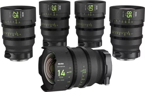NiSi Cine Athena Prime filmes objektív szett (5 objektív) - Canon RF