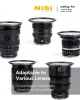 NiSi JetMag Pro adaptergyűrű készlet (adapter+elülső védősapka) - 72mm