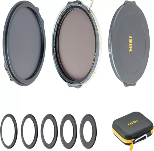 NiSi JetMag Pro 95mm Változtatható ND szűrő 1-5 FÉ True Color Flex Kit/szűrőkészlet - ezüst