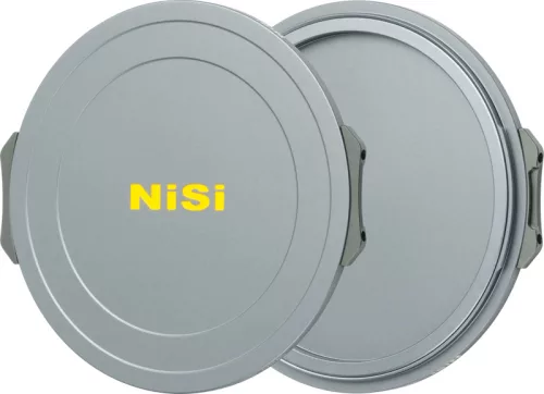 NiSi JetMag Pro 67mm elülső és hátsó fém védősapka készlet - fekete