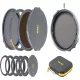 NiSi JetMag Pro 67mm VND 1-9 Stop Black Mist Creator Kit/szűrőkészlet - fekete