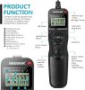 NEEWER RS-60E3 Canon EOS sLCD időzítő zárkioldó távirányító