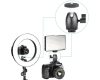 NEEWER Vakucsatlakozóra Helyezhető Gömbfej – Gömbfej + Hot Shoe adapter 