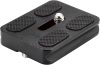 NEEWER U-50 Arca Univerzális Fotós Gyorscseretalp - Fém 1/4” Univerzális Lemez (Fekete)
