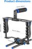 NEEWER Univerzális Kamera Videó Ketrec / Alumínium Rig Cage (Kék)