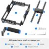 NEEWER Univerzális Kamera Videó Ketrec / Alumínium Rig Cage (Kék)