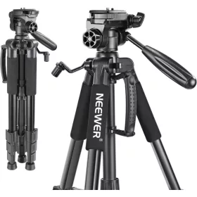   NEEWER SAB234 Alumínium Tripod (142cm Állvány) + Videó-fej