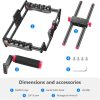 NEEWER Univerzális Kamera Videó Ketrec / Alumínium Rig Cage (Piros)