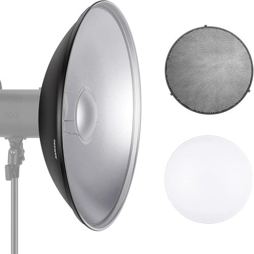 NEEWER Fotóstúdió Beauty Dish -Stúdió & Rendszer-vaku Bowens Reflector Tálca