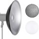 NEEWER Fotóstúdió Beauty Dish -Stúdió & Rendszer-vaku Bowens Reflector Tálca