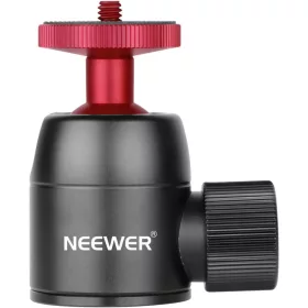   NEEWER Mini Gömb Állványfej - Ball head (1/4") - Piros-Fekete
