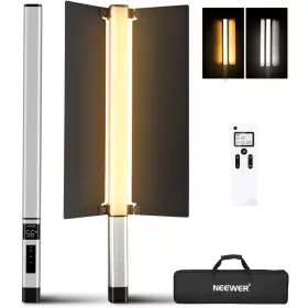   NEEWER CL124 LED Lámpa/ Fotós Fénycső -3200-5600K Cső-Videólámpa + 2,4 GHz-es távirányító + Fényterelő