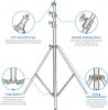 NEEWER Stúdióállvány Dönthető Spigot & 1/4"-fejjel -Rozsdamentes Acél (108-300cm)