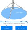 NEEWER Stúdióállvány Dönthető Spigot & 1/4"-fejjel -Rozsdamentes Acél (108-300cm)