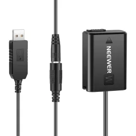   NEEWER Sony NP-FW50 Folyamatos Töltő-Adapter -Dummy battery Akkumulátor tápegység