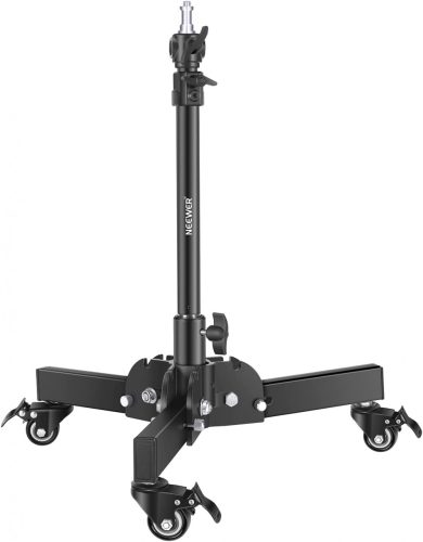 NEEWER 73cm Görgős Fotóállvány / Vaku & LED Lámpa-tartó Alumínium - Guruló Kamera Stúdió Állvány