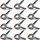 NEEWER 12db Fotós Háttér-tartó Klip - 11,4 cm Csípesz