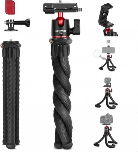 NEEWER T30 Octopus Flexibilis Tripod - Okostelefon/ Kamera Polip gorillapod