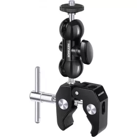   NEEWER ST10 Multifunkciós Super-Clamp Dupla-gömbfej 1/4" Rögzítő
