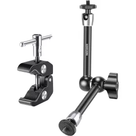   NEEWER ST25C Magic Arm + Super Clamp - Flexibilis Fotós-Kar + Satu  (1/4"& ColdShoe) (25cm)