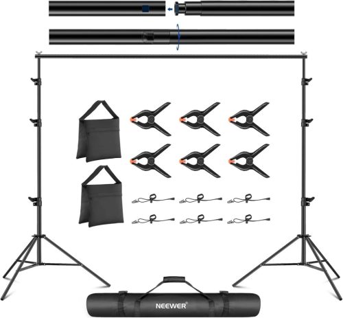 NEEWER Állítható Háttér Állvány Kit (2,6 x 3m)
