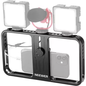   NEEWER CG100 Okostelefon Video Rig - Vlogging Mobil stabilizátor-markolat