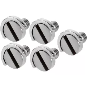   NEEWER 1/4" Rozsdamentes Acél Csavar (5db) -Fotós rögzítőcsavar gyorskioldó lemezhez (10mm)