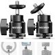 NEEWER 1/4" Hot Shoe Mount Vakupapucs-Gömbfejes Adapter / Vakucsatlakozó Adapter (2db)