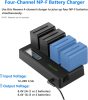 NEEWER Sony NP-F Akkumulátortöltő -4-Csatornás LCD NP-F550 F570 F750 F950 F960 F980 Charger
