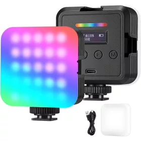   NEEWER Mágneses RGB LED Videólámpa -Színes 2500-8500K RGB Light