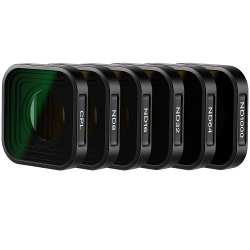 NEEWER GoPro Hero 9/ 10/ 11 6in1 ND (CPL ND8 ND16 ND32 ND64 ND1000) ND-szűrő Filter (6db) -GoPro Hero 11 10 9 Szűrő Kit