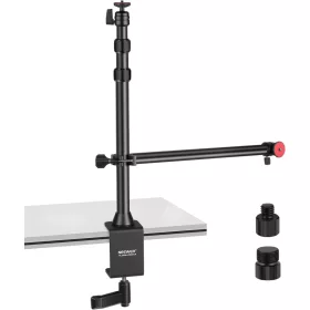   NEEWER Asztali Kamera Tartó -Desktop Fotós LED-Lámpa, Mikrofon, Kamera-tartó