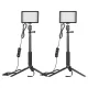 NEEWER ZC-10S 2 db-os USB asztali LED lámpakészlet