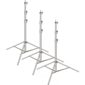   NEEWER Stúdióállvány (3db) -Rozsdamentes Acél (99-290cm)