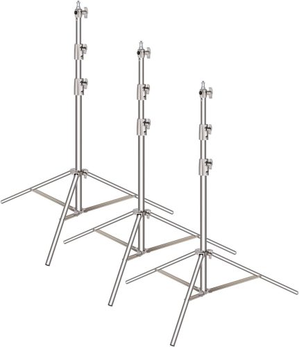 NEEWER Stúdióállvány (3db) -Rozsdamentes Acél (99-290cm)