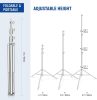 NEEWER Acél Stúdióállvány -Vaku LED Lámpa-tartó állvány (280cm)