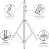 NEEWER Acél Stúdióállvány -Vaku LED Lámpa-tartó állvány (280cm)