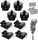 NEEWER 8in1 Vakupapucs-1/4" (4db) & Vaku-tartó Cold-Shoe-Állvány-1/4" (4db) Átalakító Stúdió-adapter Kit