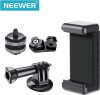 NEEWER Vakupapucs-mobil tartó Adapter / Okostelefon Tartó Cold-Shoe