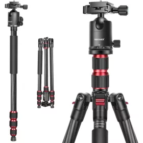   NEEWER NW-79 Carbon Fiber Szénszálas Tripod/ Monopod (200cm Állvány) + Ballhead-fej