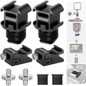   NEEWER 8in1 Vakupapucs-Adapter -Vaku-tartó Cold-Shoe & Csavar & Takaró Kit (8db)