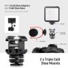 NEEWER 8in1 Vakupapucs-Adapter -Vaku-tartó Cold-Shoe & Csavar & Takaró Kit (8db)