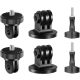 NEEWER Fém Akciókamera Állvány-adapter Kit (3+3) Csavar-Kit -GoPro Insta360 DJI tartó