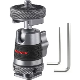   NEEWER 2x Mini Gömbfej Cold Shoe csatlakozóval- 1/4 (ST44) -2db